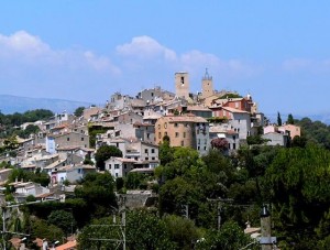 Biot, France. Medieval vvillage on a Hill